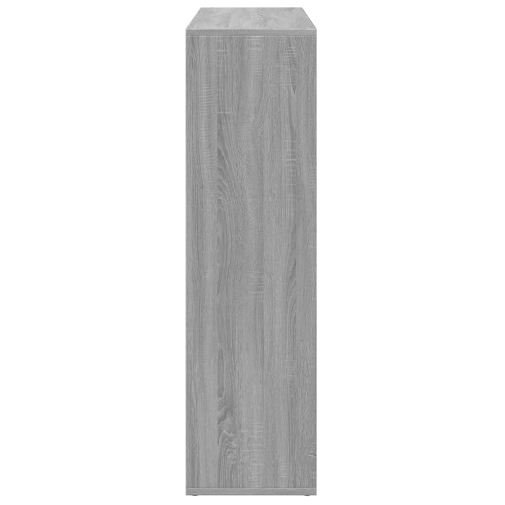 Étagère séparatrice de pièce sonoma gris 102x29x103,5 cm