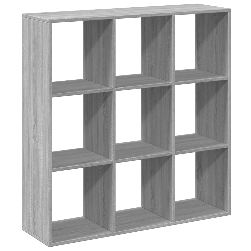 Étagère séparatrice de pièce sonoma gris 102x29x103,5 cm