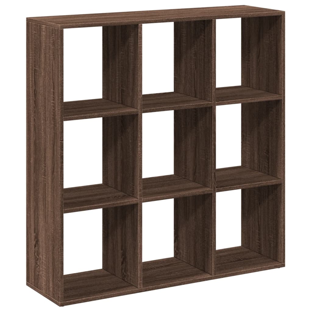 Étagère séparatrice de pièce chêne marron 102x29x103,5 cm