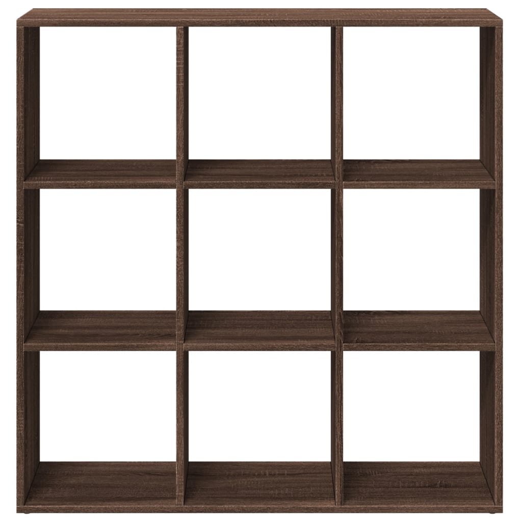 Étagère séparatrice de pièce chêne marron 102x29x103,5 cm