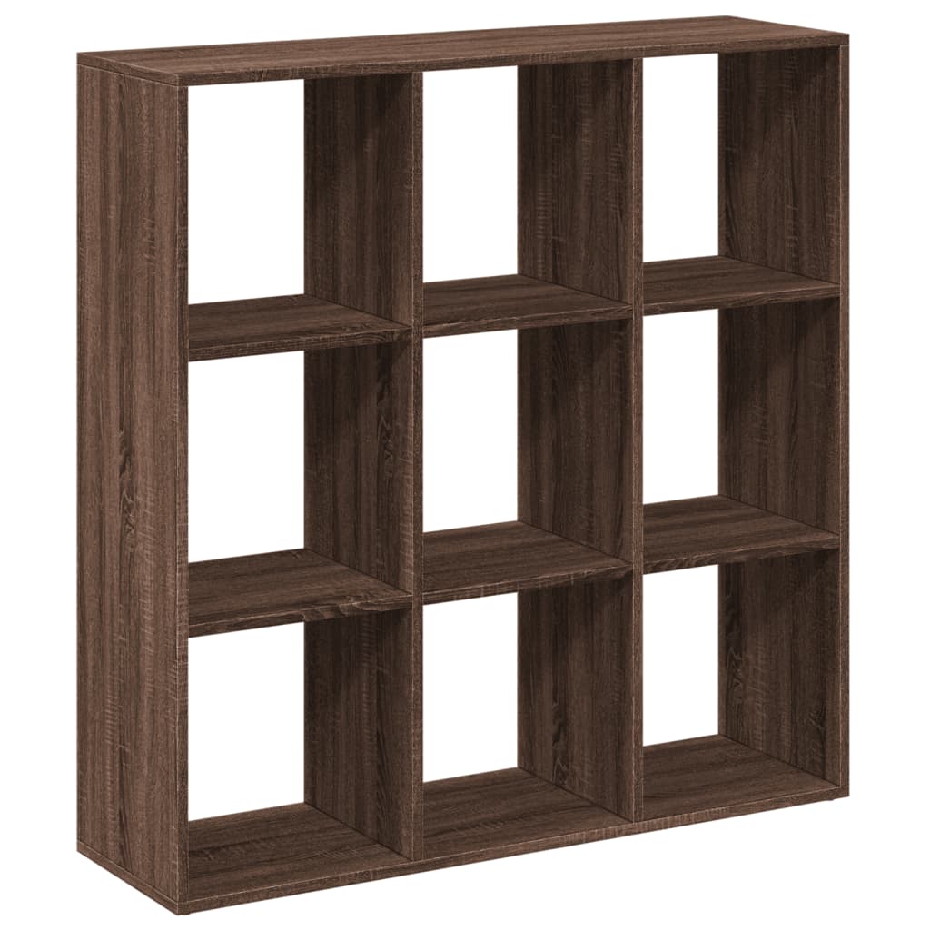 Étagère séparatrice de pièce chêne marron 102x29x103,5 cm