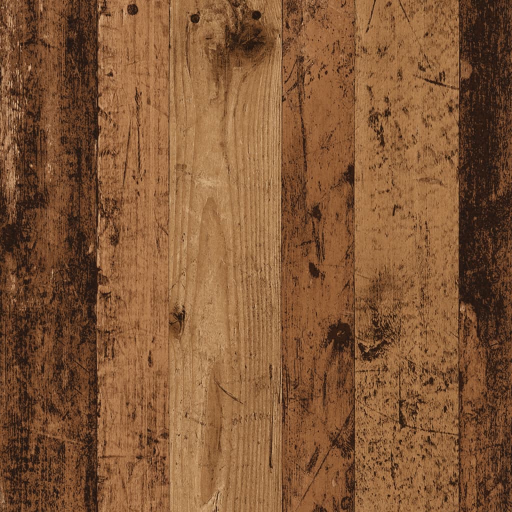 Étagère séparatrice de pièce vieux bois 102x29x103,5 cm