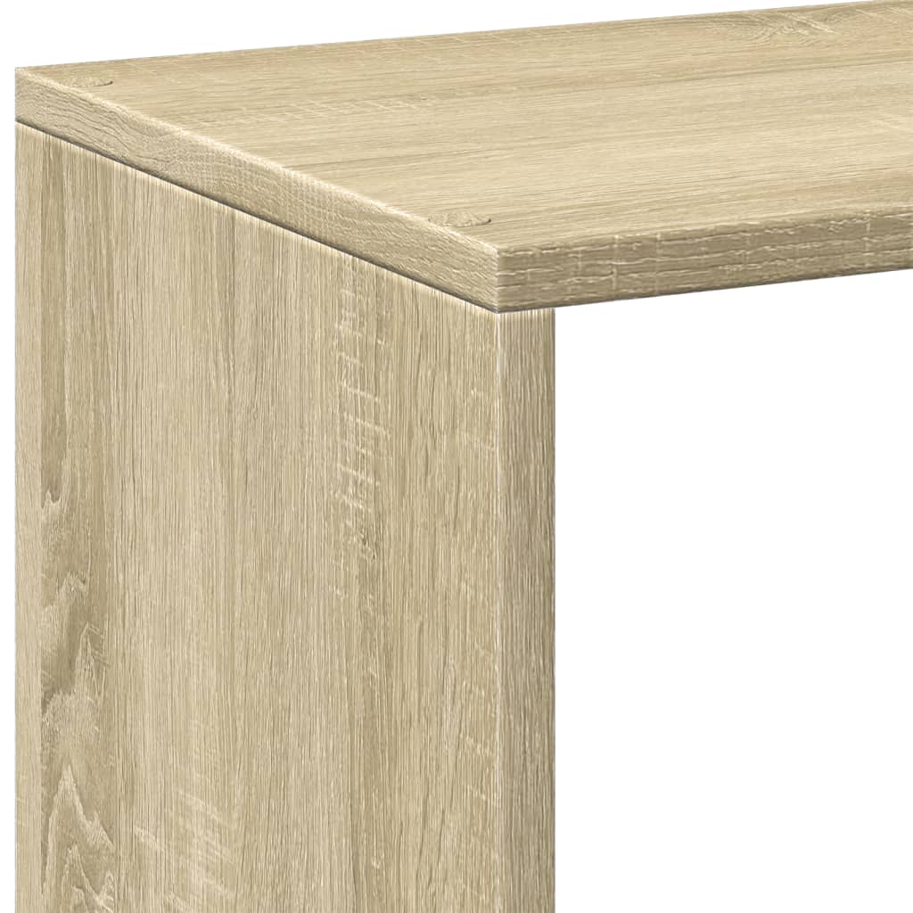 Étagère séparatrice de pièce chêne sonoma 102x29x103,5 cm