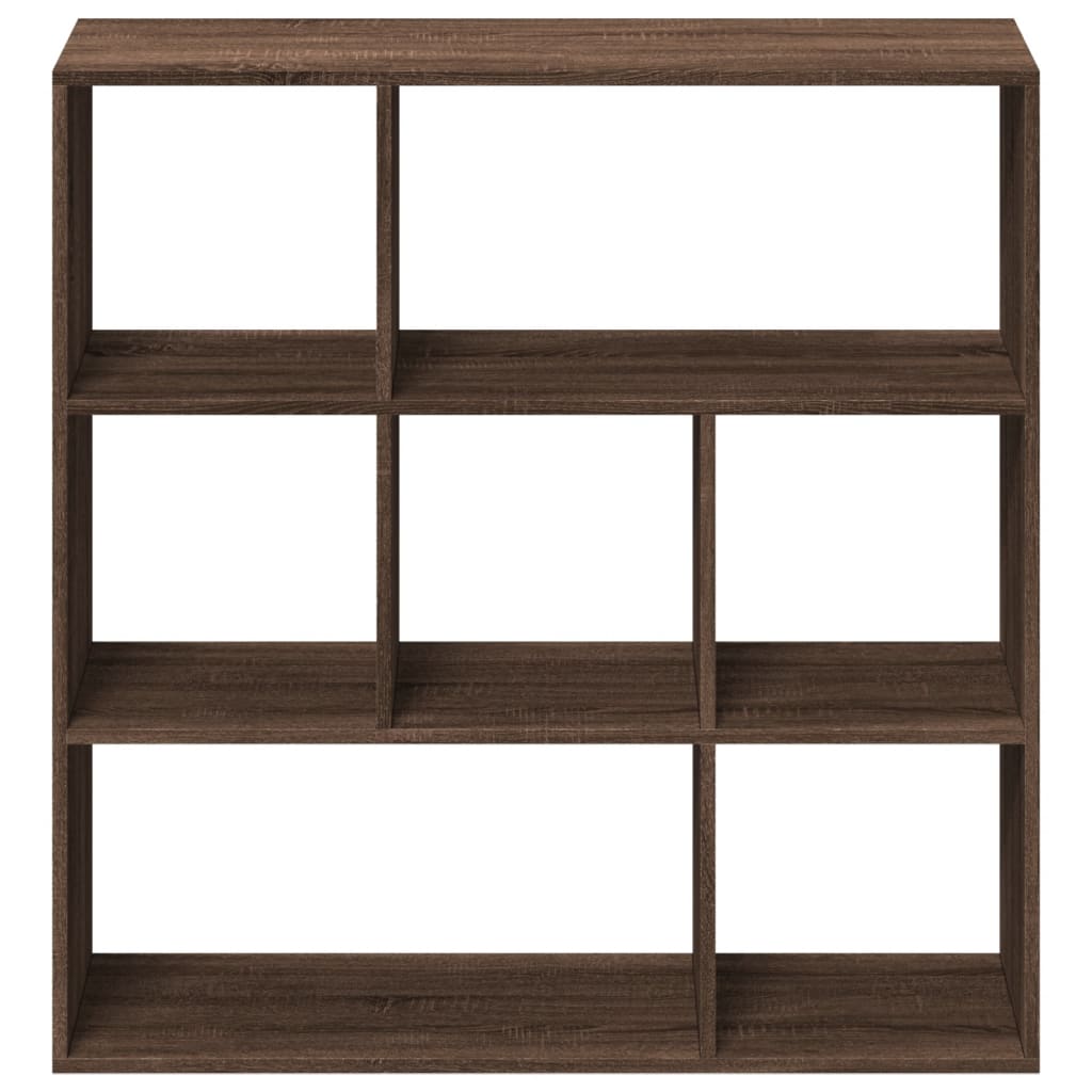 Étagère séparatrice de pièce chêne marron 102x29x103,5 cm
