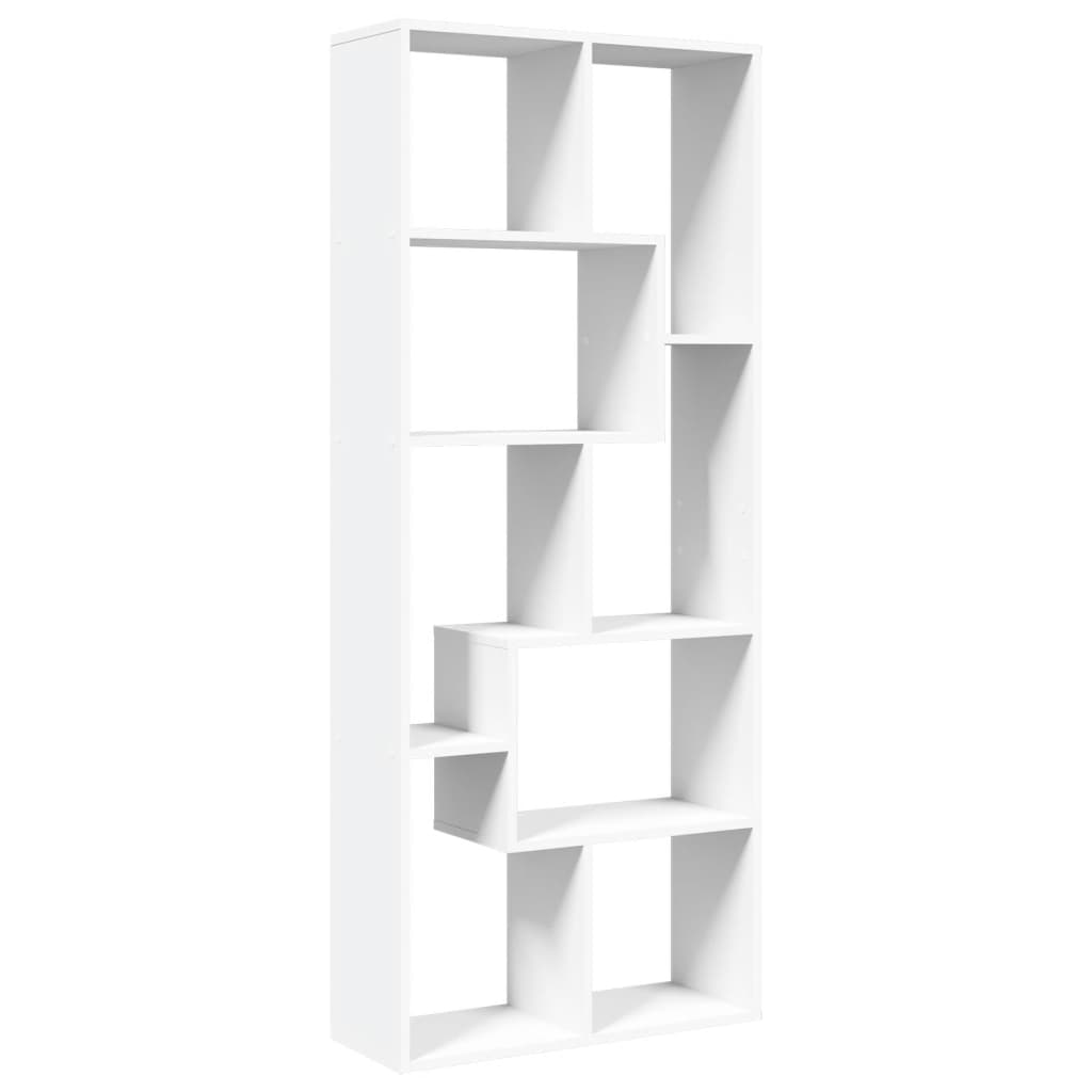Étagère séparatrice de pièce blanc 67x25x161,5 cm