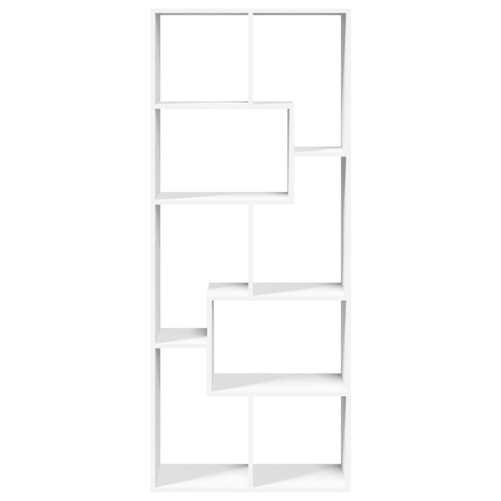 Étagère séparatrice de pièce blanc 67x25x161,5 cm