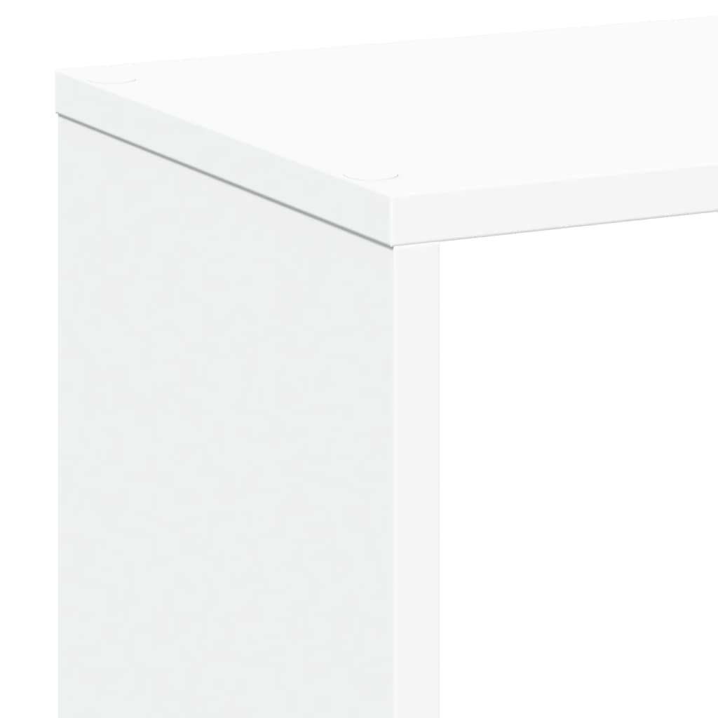 Étagère séparatrice de pièce blanc 67x25x161,5 cm