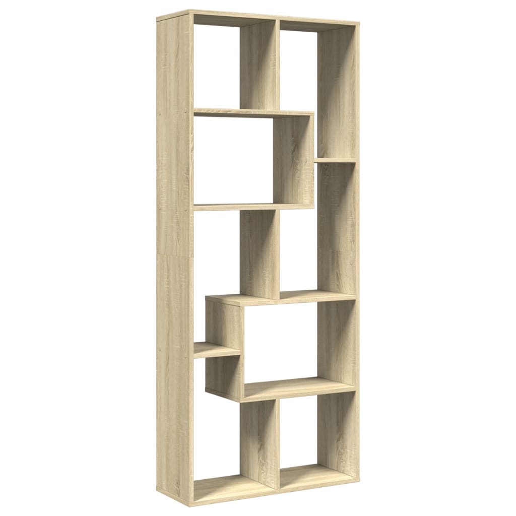 Étagère séparatrice de pièce chêne sonoma 67x25x161,5 cm