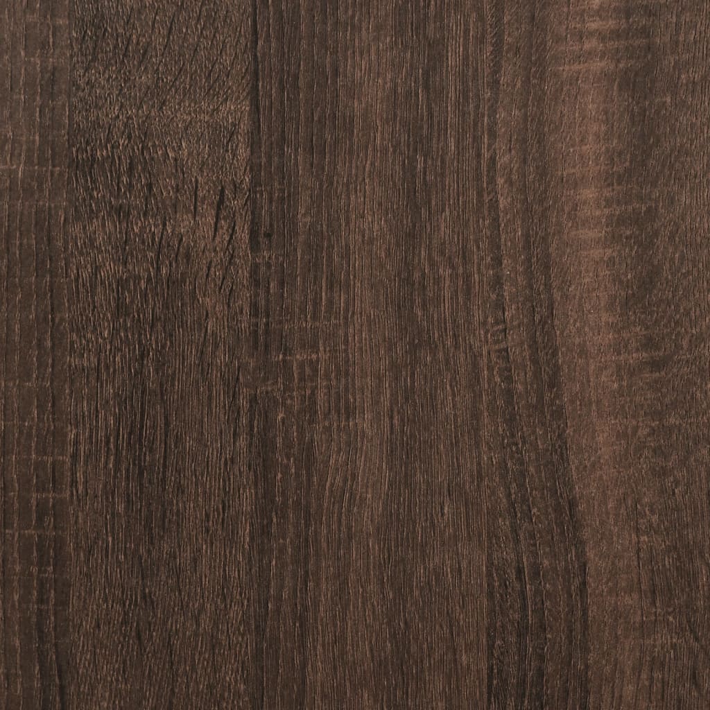 Étagère séparatrice de pièce chêne marron 67x25x161,5 cm