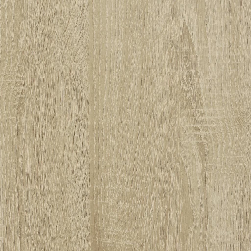 Étagère séparatrice de pièce 4 niveaux chêne sonoma 70x24x129cm