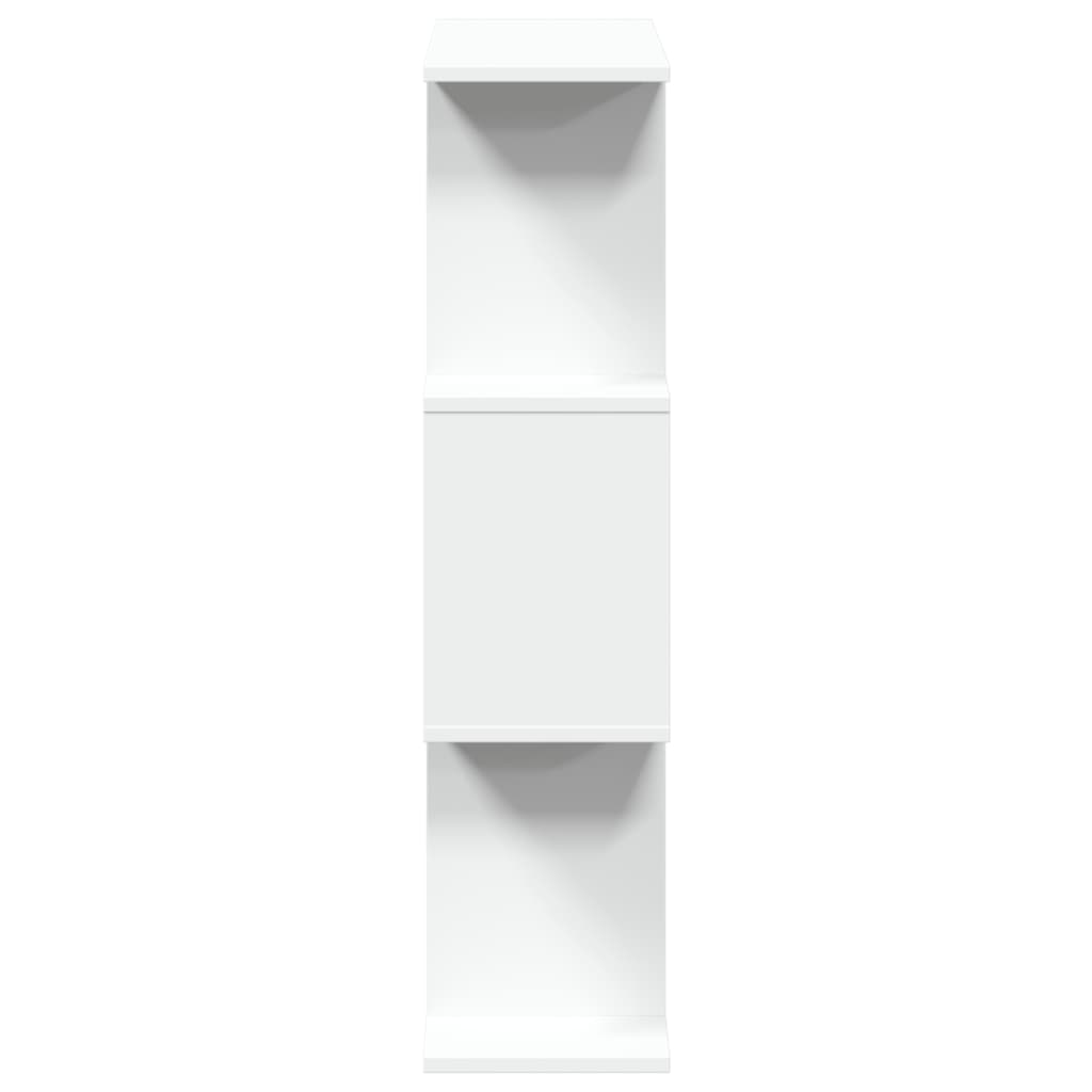 Étagère séparatrice de pièce à 3 niveaux blanc 70x24x97 cm