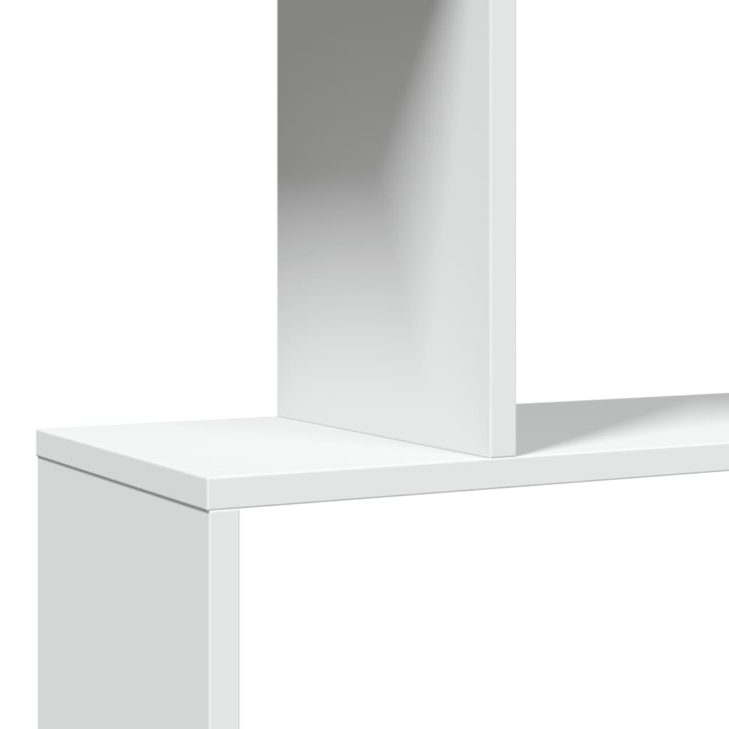 Étagère séparatrice de pièce à 3 niveaux blanc 70x24x97 cm