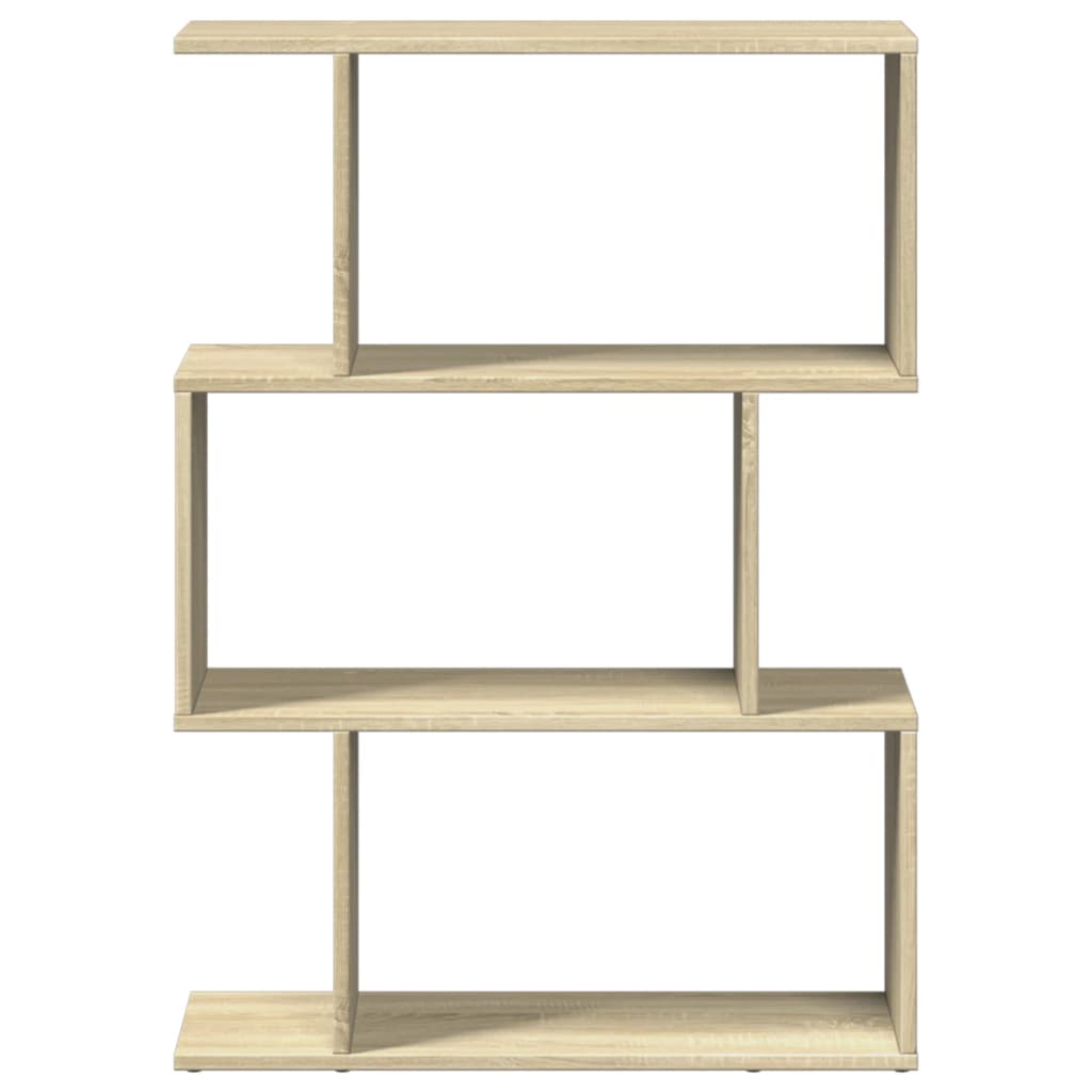 Étagère séparatrice de pièce 3 niveaux chêne sonoma 70x24x97 cm