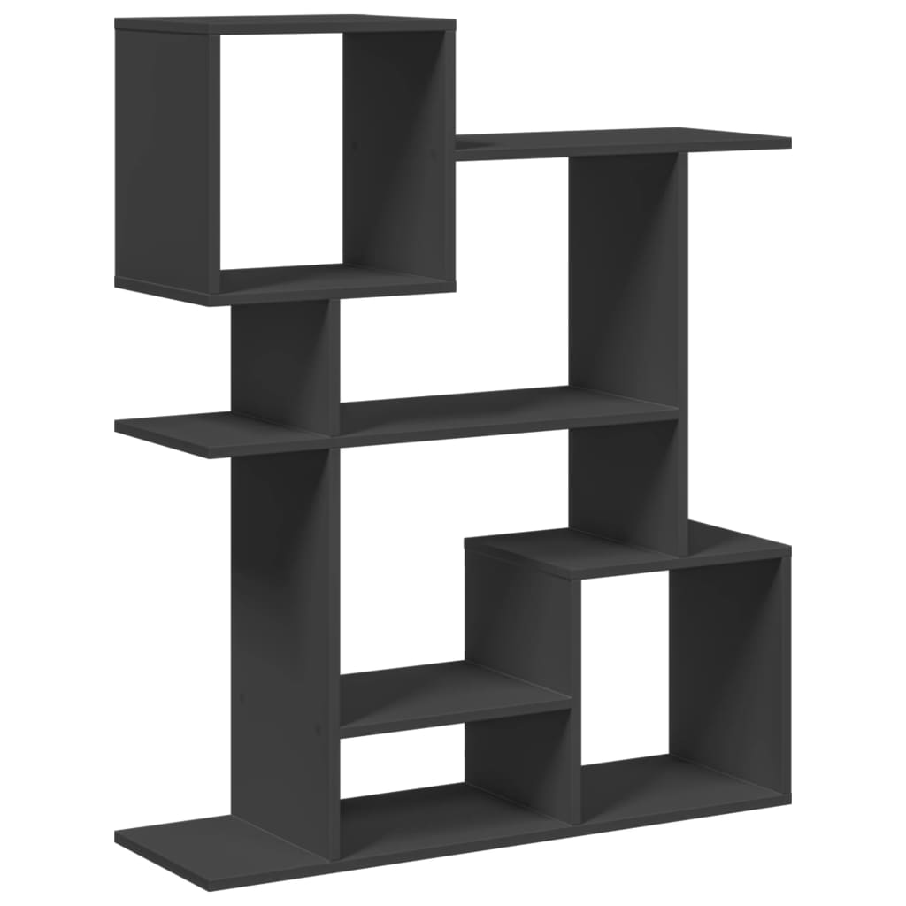Étagère séparatrice de pièce noir 92x29x112 cm