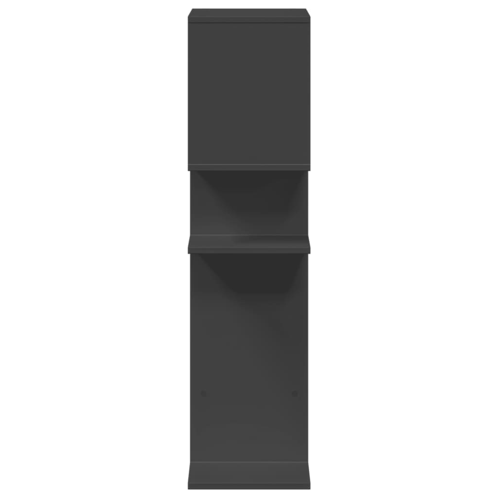 Étagère séparatrice de pièce noir 92x29x112 cm