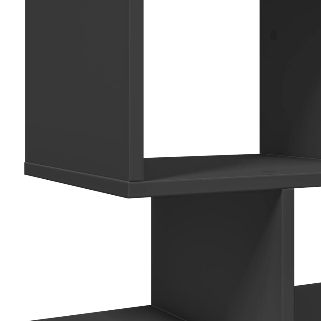 Étagère séparatrice de pièce noir 92x29x112 cm