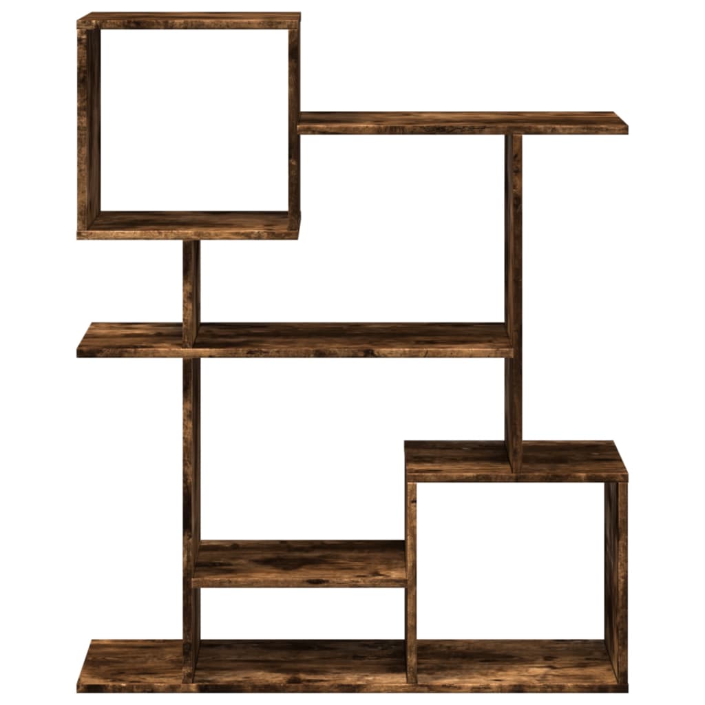 Étagère séparatrice de pièce chêne fumé 92x29x112 cm