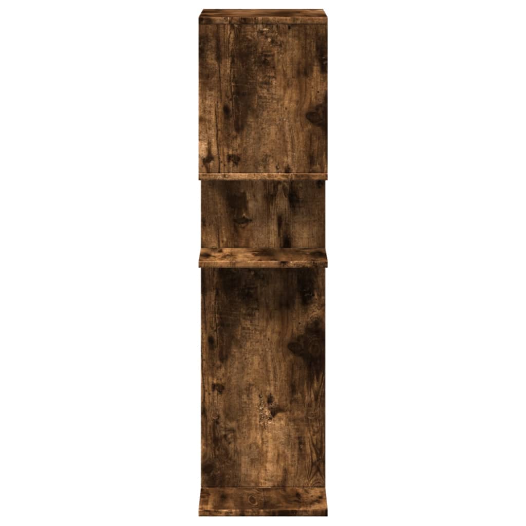 Étagère séparatrice de pièce chêne fumé 92x29x112 cm