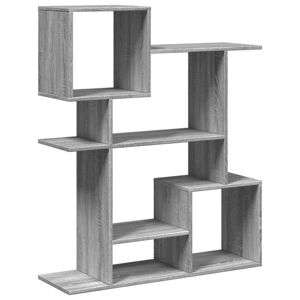 Étagère séparatrice de pièce sonoma gris 92x29x112 cm