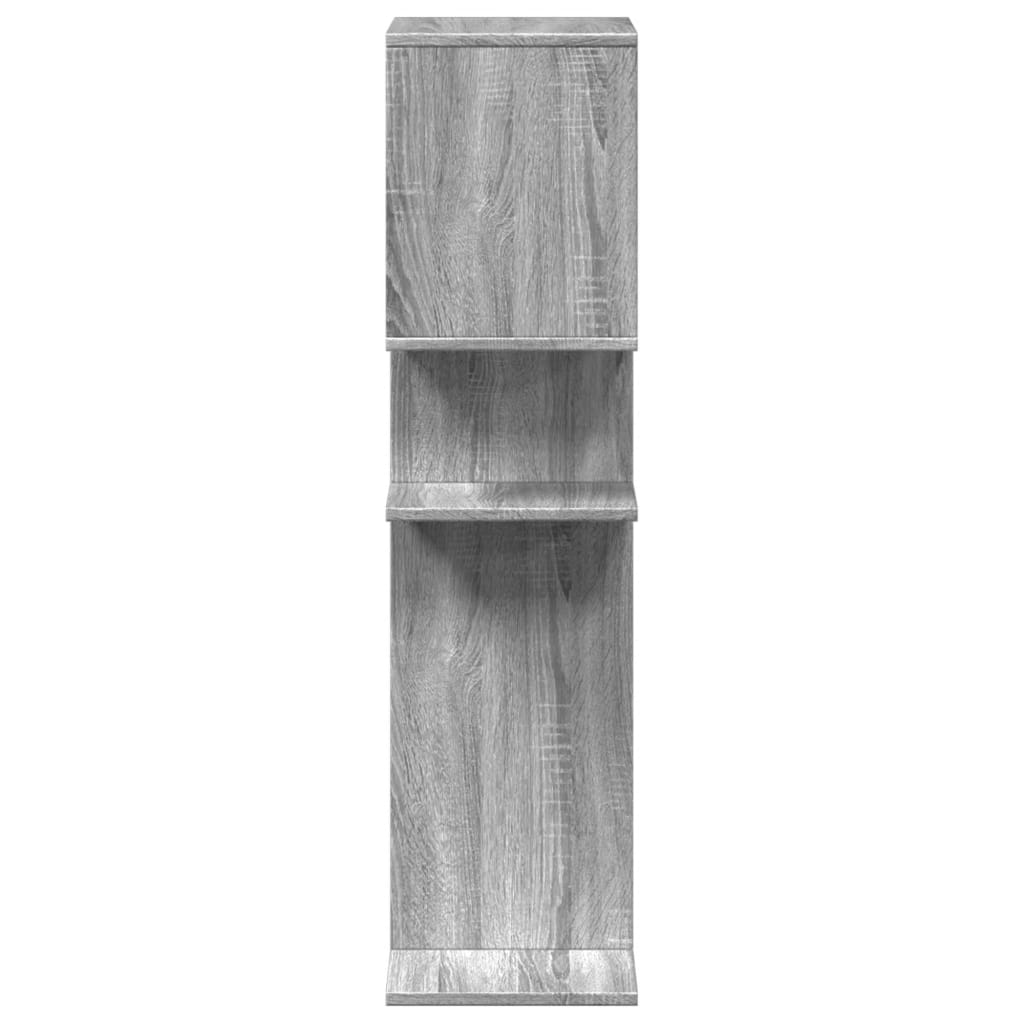Étagère séparatrice de pièce sonoma gris 92x29x112 cm