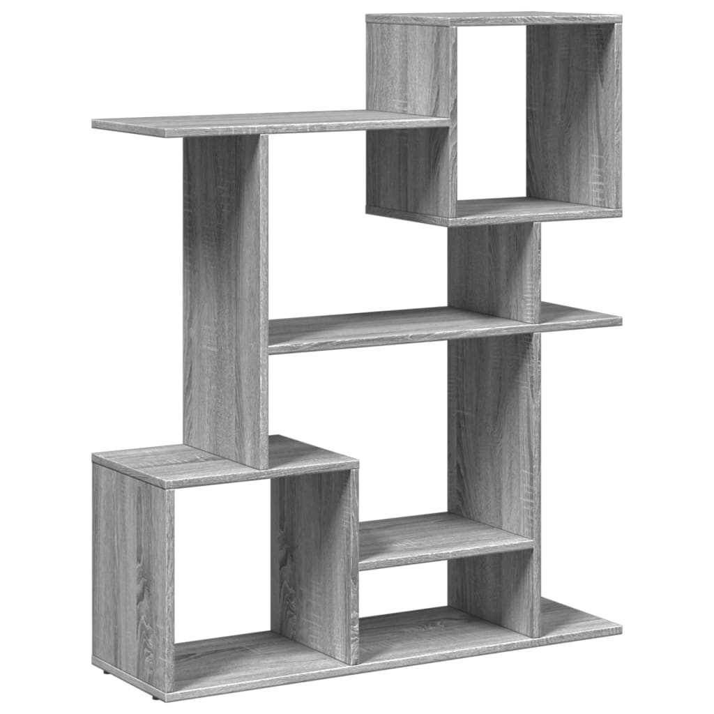 Étagère séparatrice de pièce sonoma gris 92x29x112 cm