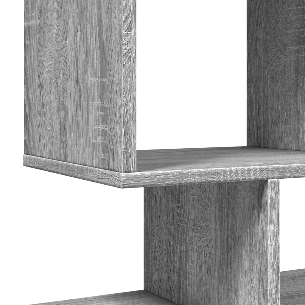 Étagère séparatrice de pièce sonoma gris 92x29x112 cm