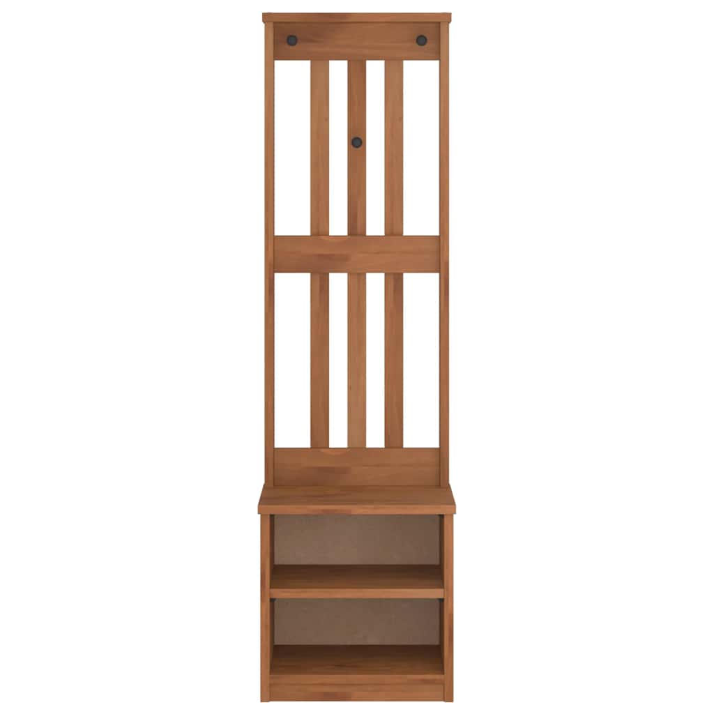 Portemanteau SANDNES 45x40x159,5 cm bois massif pin