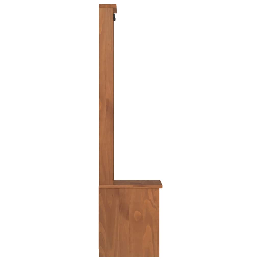 Portemanteau SANDNES 45x40x159,5 cm bois massif pin
