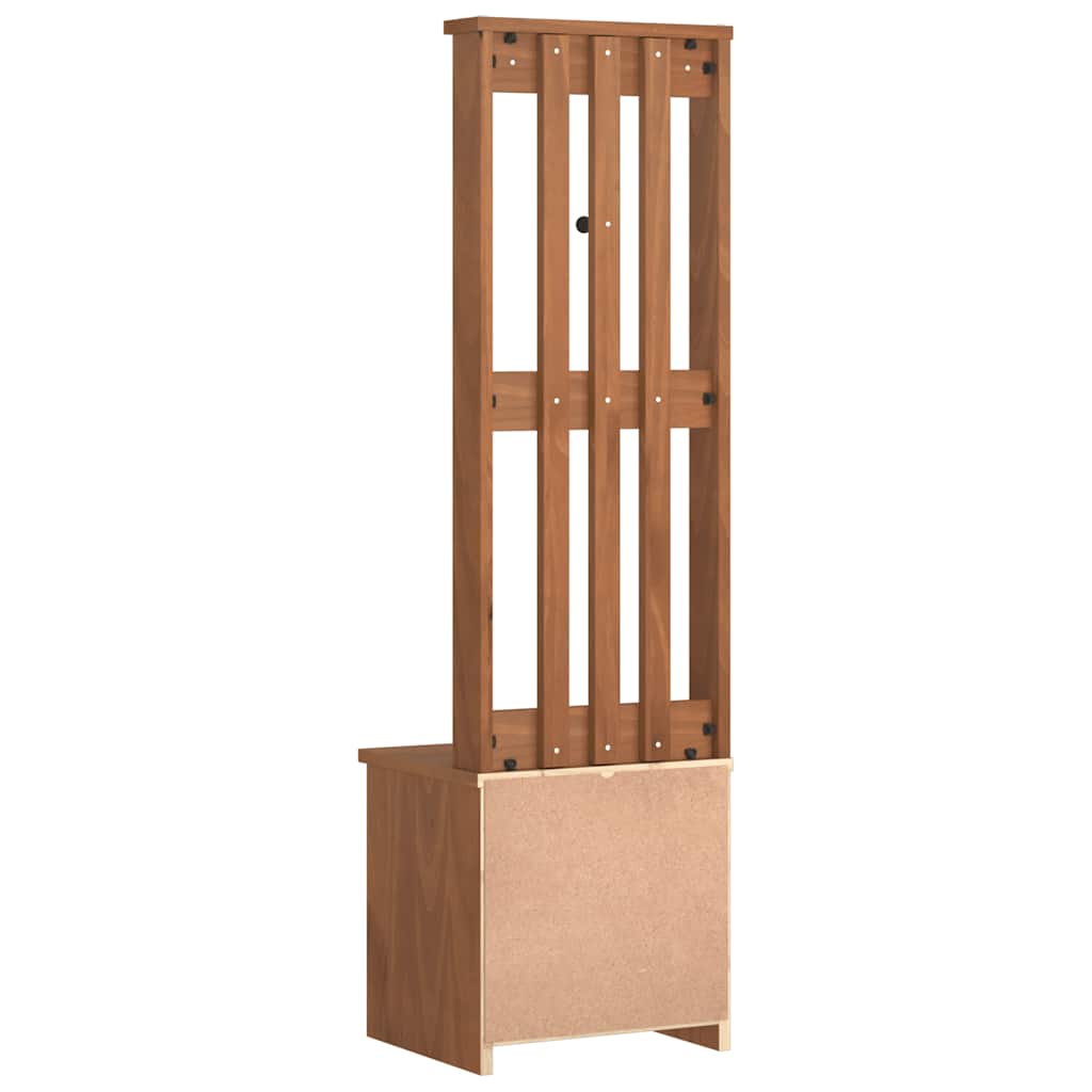 Portemanteau SANDNES 45x40x159,5 cm bois massif pin
