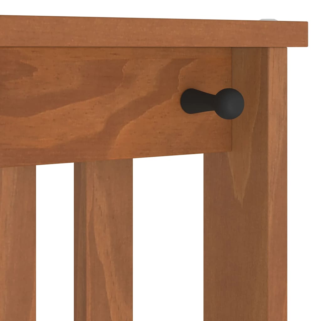 Portemanteau SANDNES 45x40x159,5 cm bois massif pin