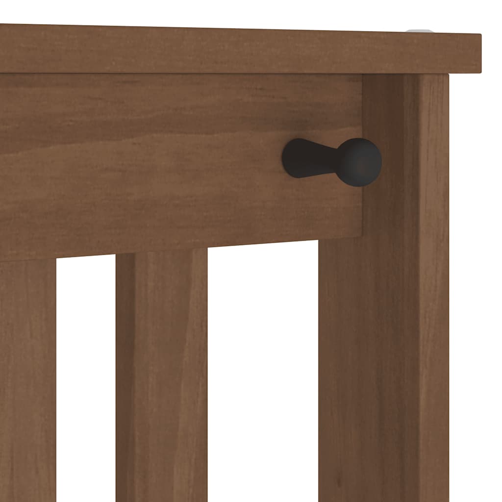 Portemanteau SANDNES 45x40x159,5 cm bois massif pin