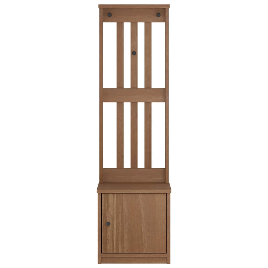 Portemanteau SANDNES 45x40x159,5 cm bois massif pin