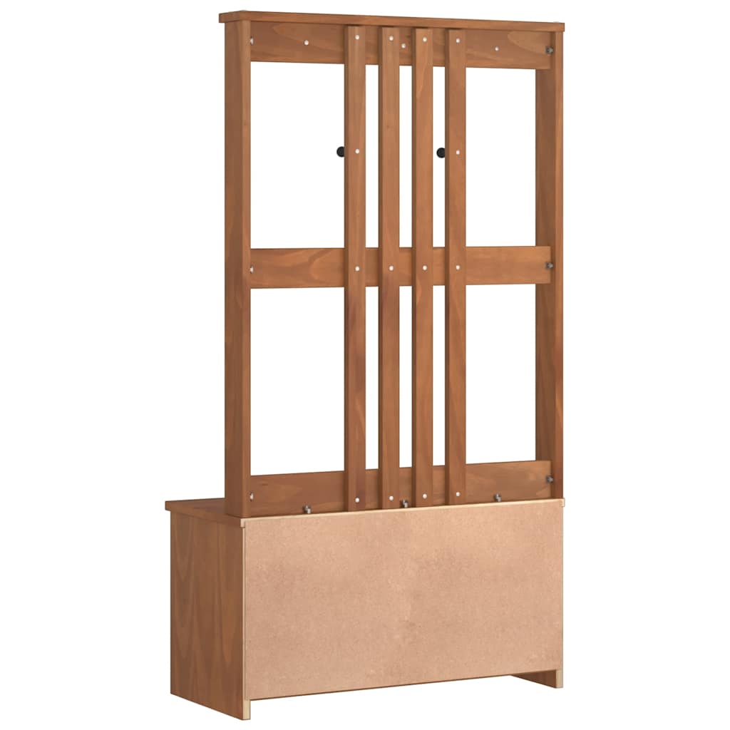 Portemanteau SANDNES 87x40x159,5 cm bois massif pin