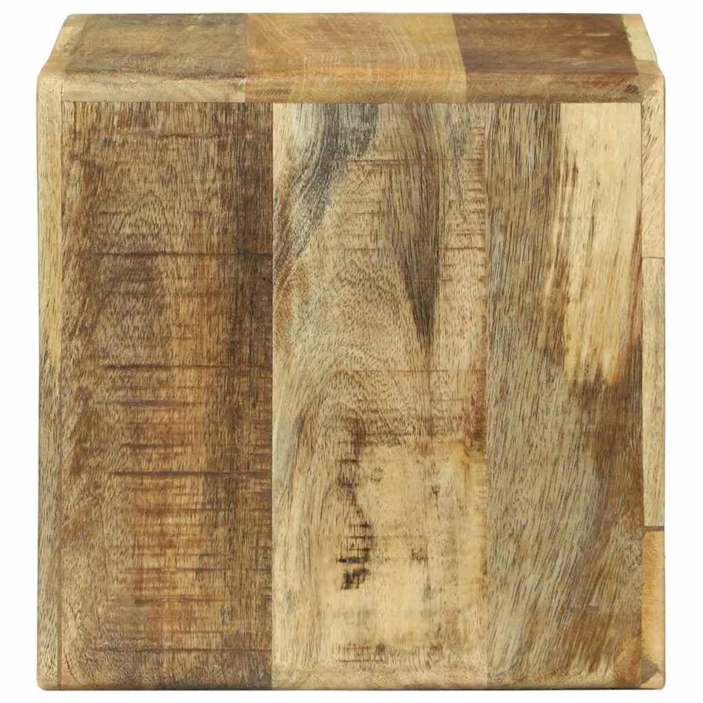 Meuble TV 2 pcs Marron Bois de manguier brut massif