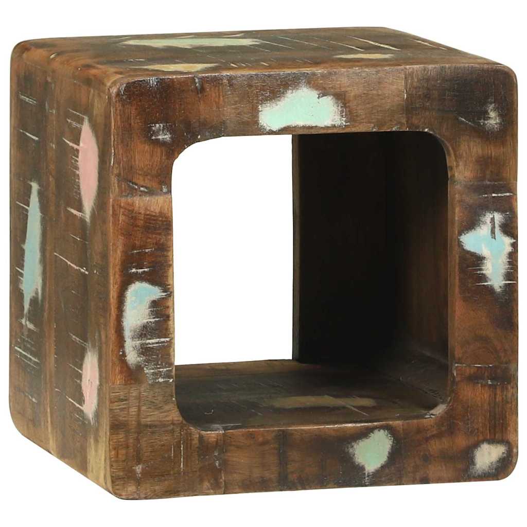 Meuble TV 2 pcs Multicolore bois de récupération massif