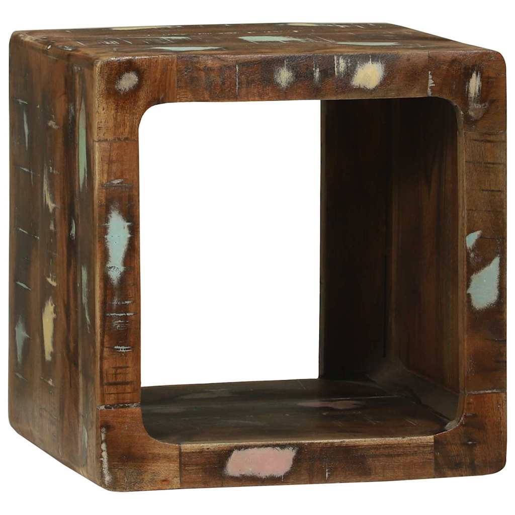 Meuble TV 2 pcs Multicolore bois de récupération massif