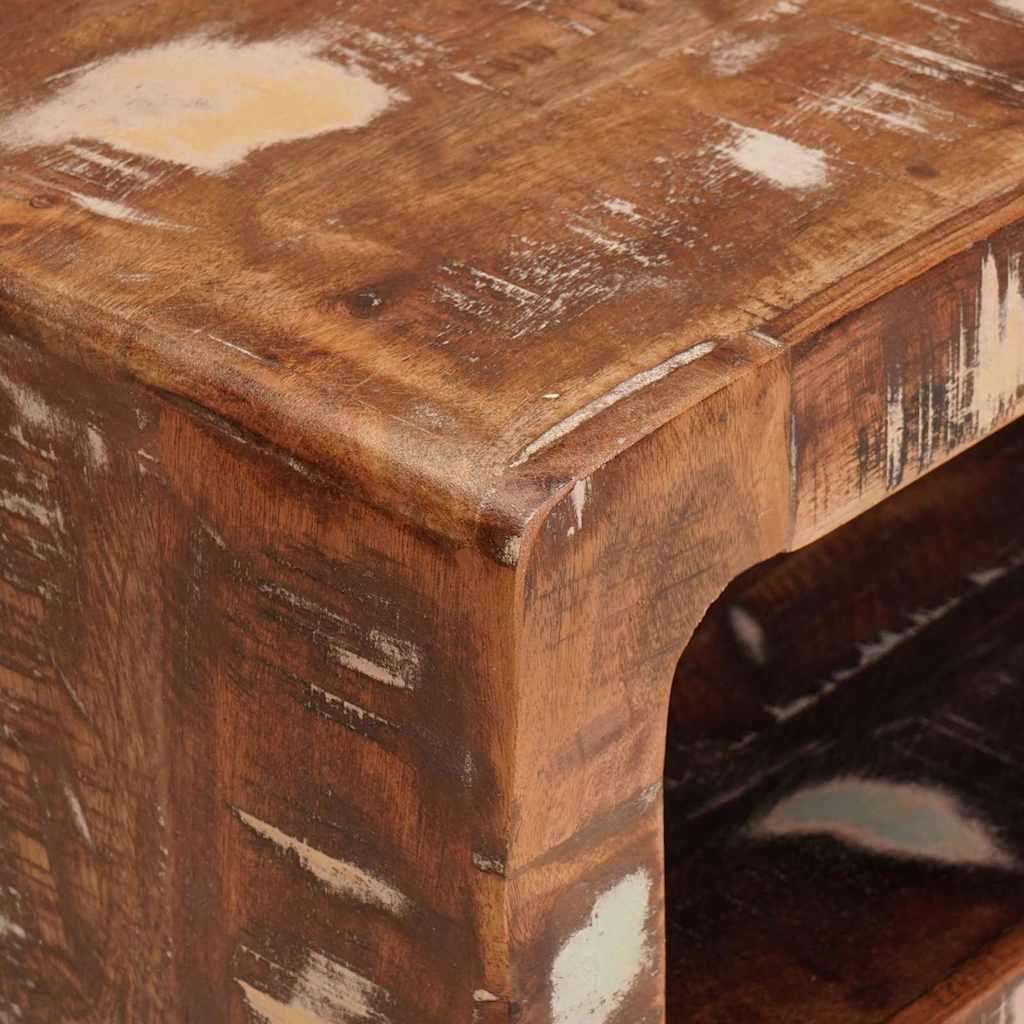 Tables d'appoint Multicolore bois de récupération massif