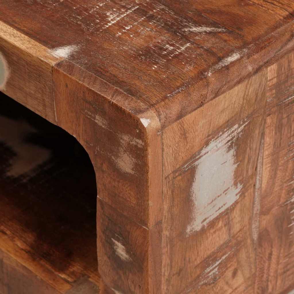 Tables d'appoint Multicolore bois de récupération massif