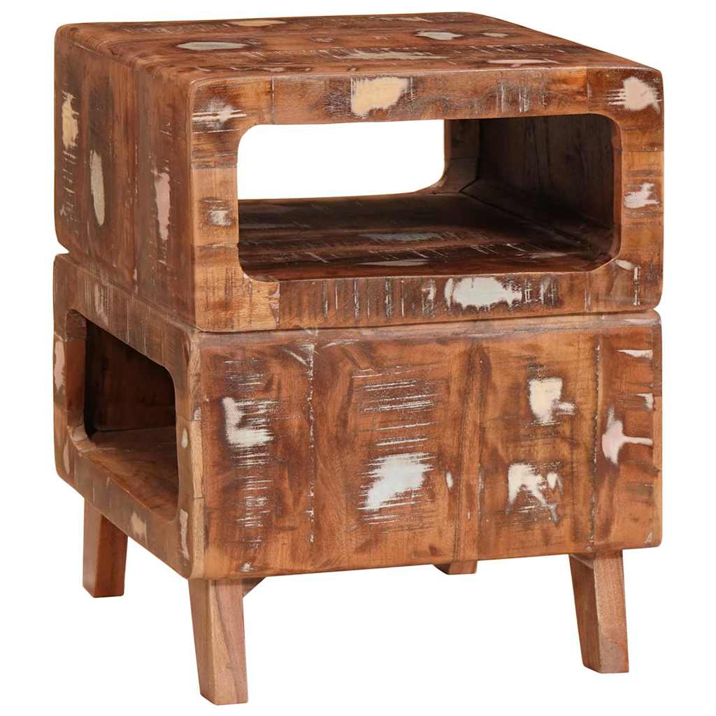 Tables d'appoint Multicolore bois de récupération massif