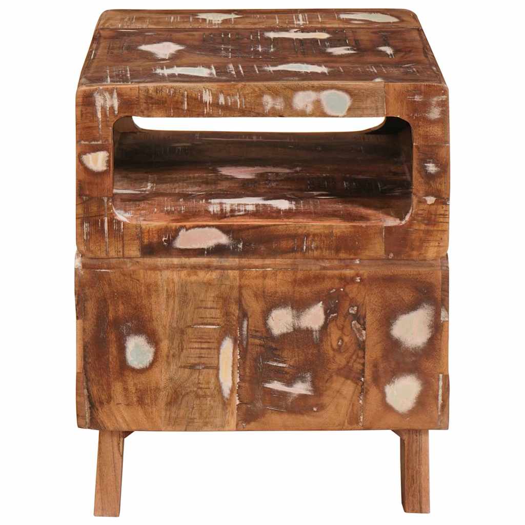 Tables d'appoint Multicolore bois de récupération massif