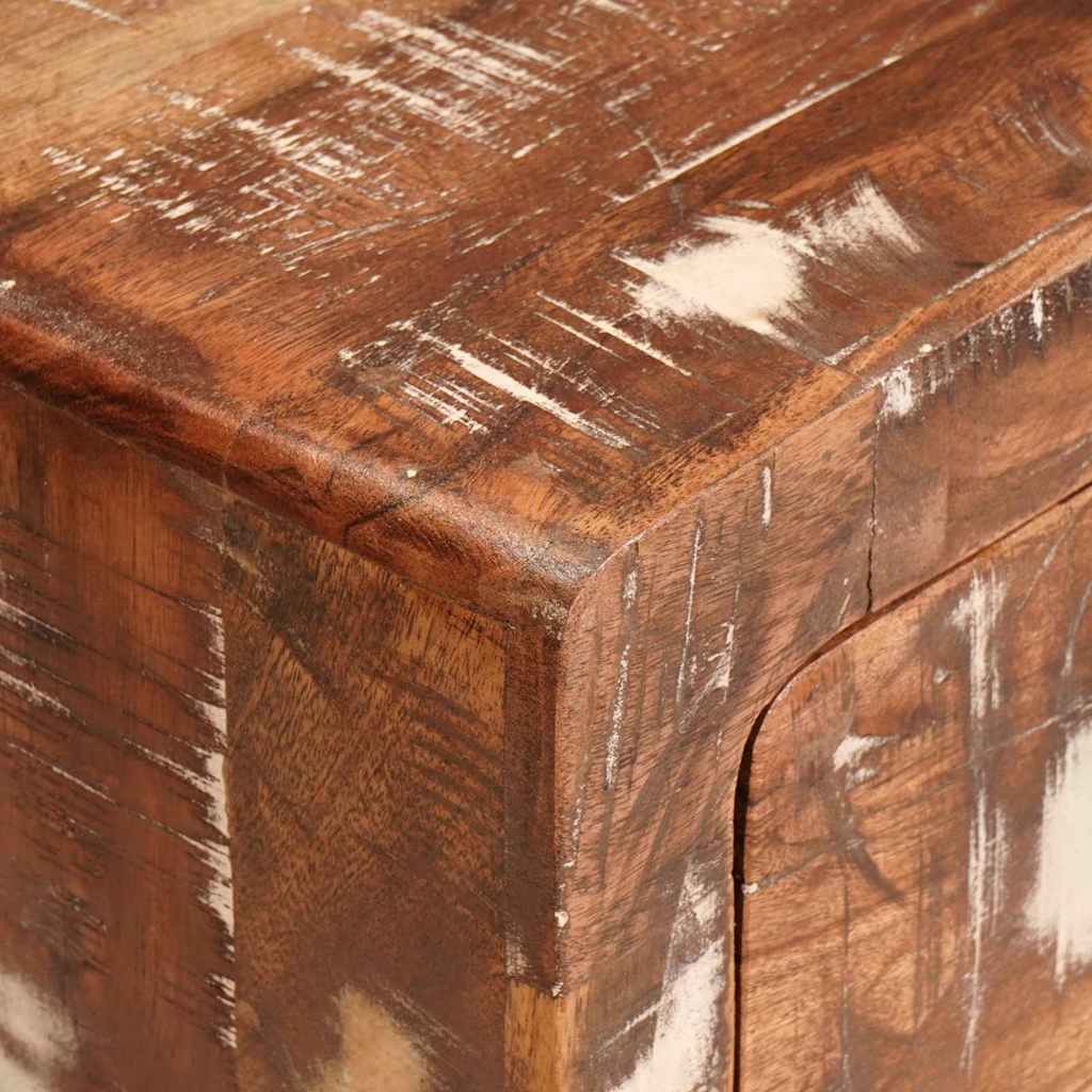 Tables d'appoint Multicolore bois de récupération massif