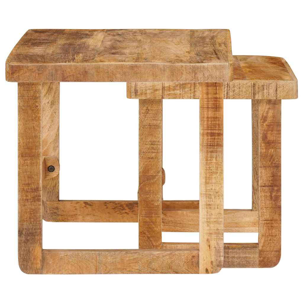 Tables d'appoint Marron bois de manguier massif