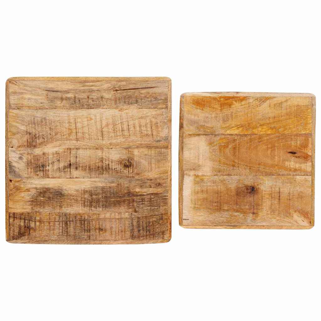 Tables d'appoint Marron bois de manguier massif