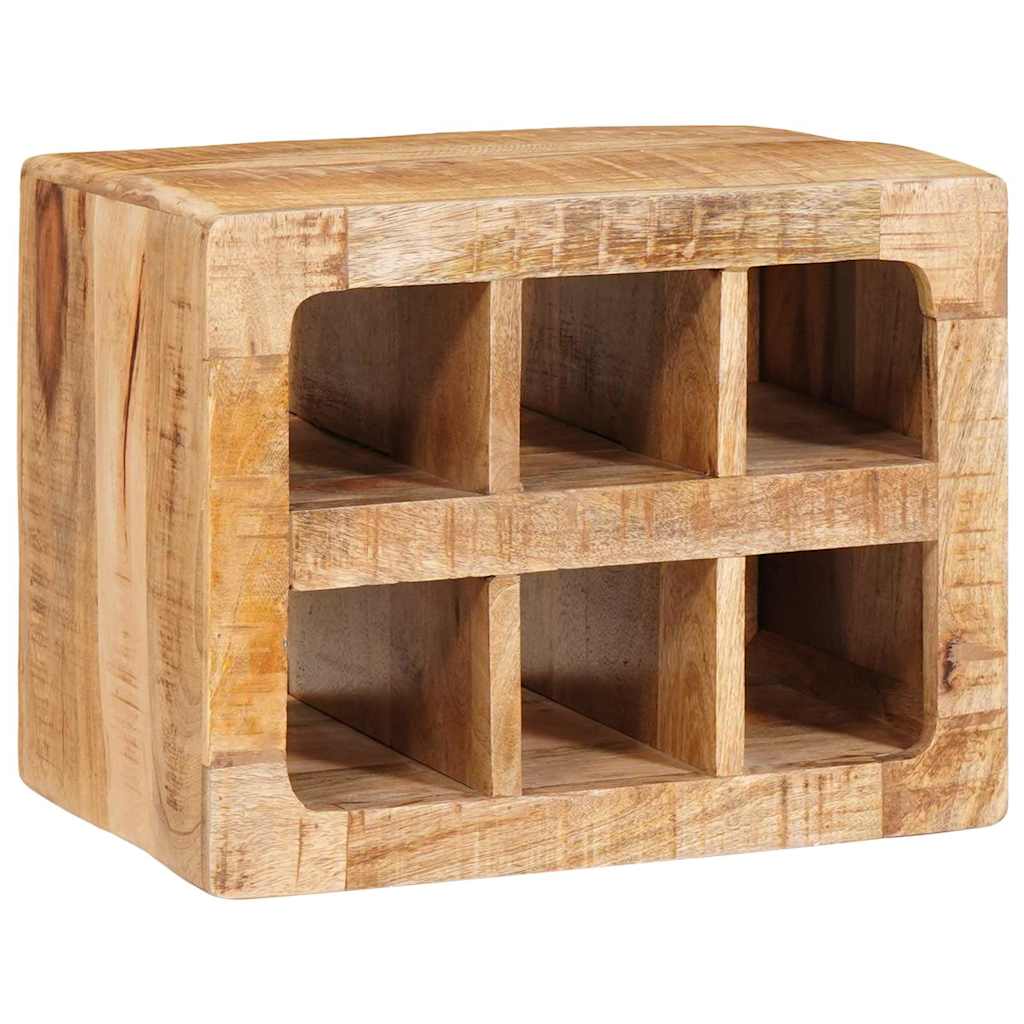 Étagère à vin Marron 44 x 30 x 35 cm bois de manguier massif