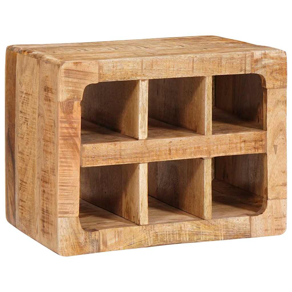 Étagère à vin Marron 44 x 30 x 35 cm bois de manguier massif