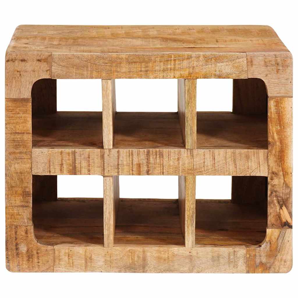 Étagère à vin Marron 44 x 30 x 35 cm bois de manguier massif