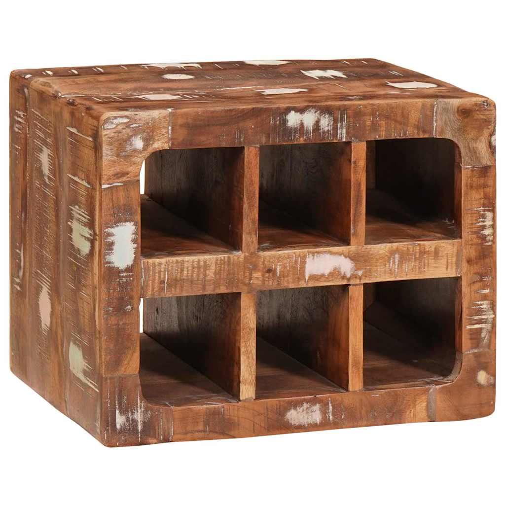Étagère à vin Marron 44 x 30 x 35 cm Bois récupéré massif