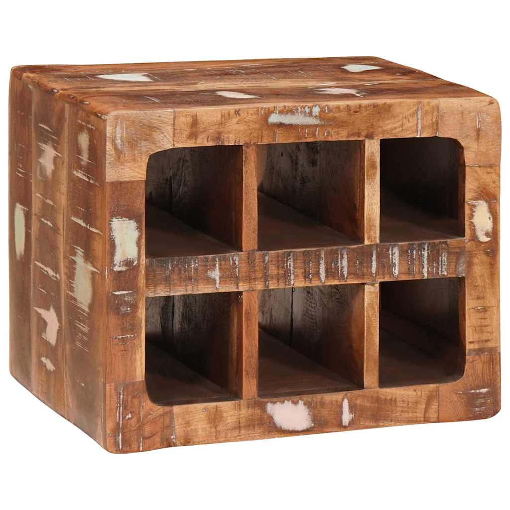 Étagère à vin Marron 44 x 30 x 35 cm Bois récupéré massif