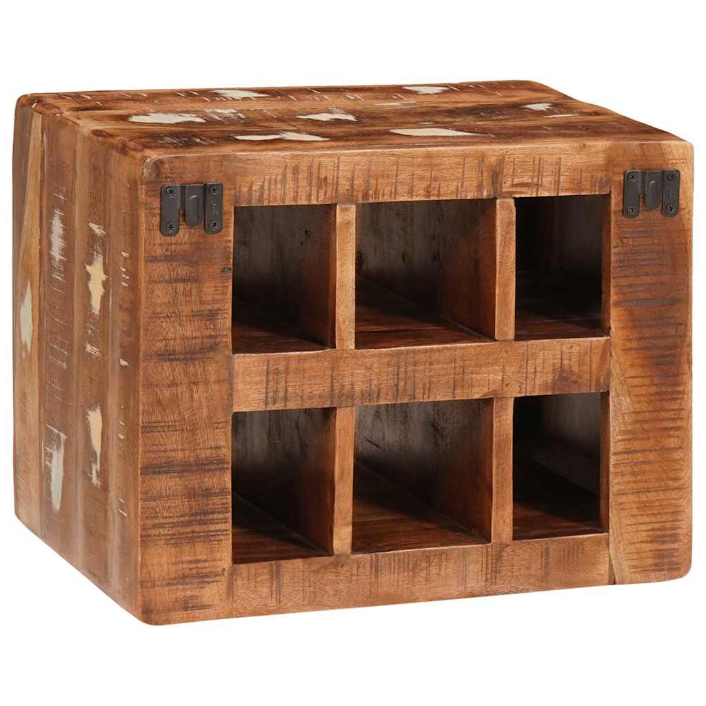 Étagère à vin Marron 44 x 30 x 35 cm Bois récupéré massif