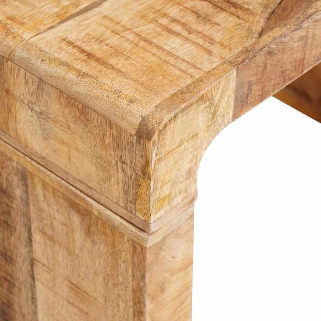 Table d'appoint Marron 60 x 35 x 45 cm bois de manguier massif